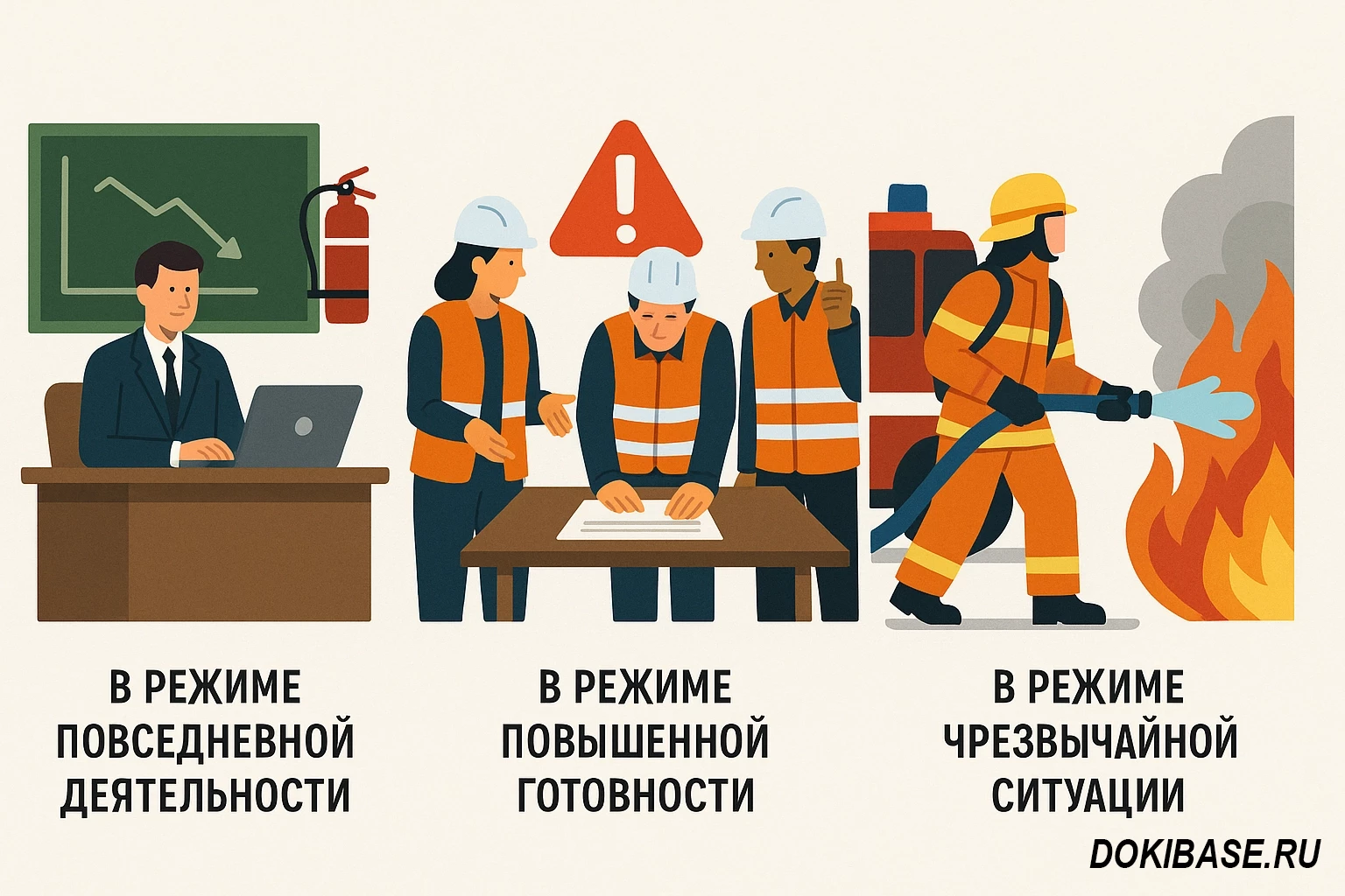 КЧС и ОПБ: режимы деятельности комиссии ЧС и ОПБ