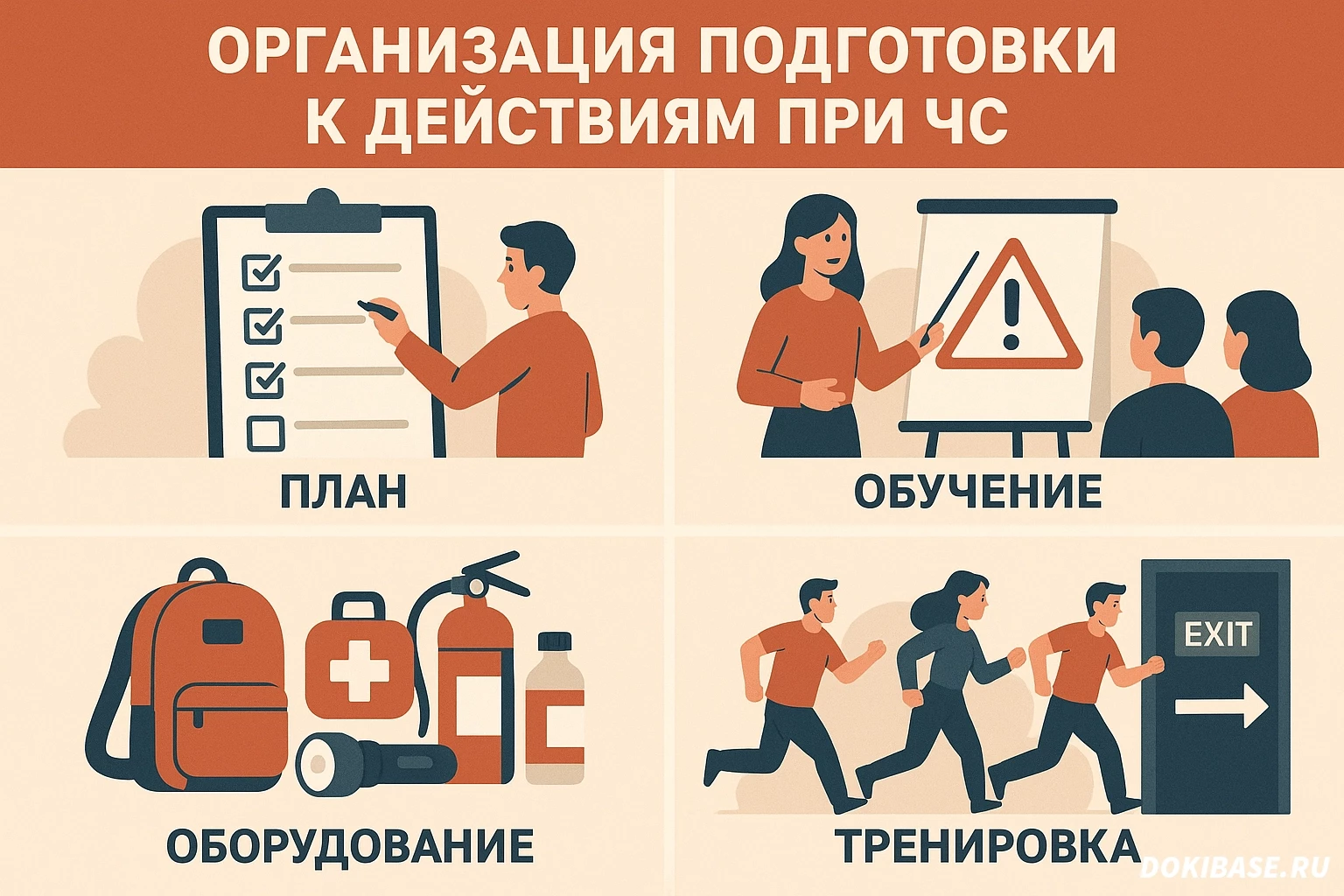 КЧС и ОПБ: организация подготовки к действиям при ЧС
