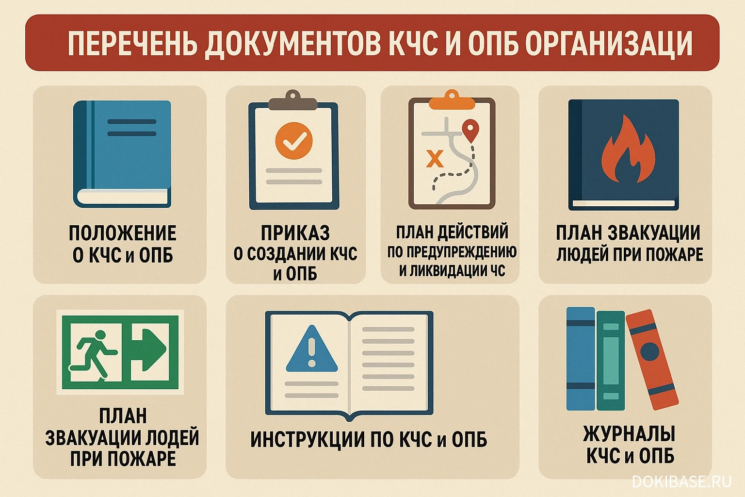 КЧС и ОПБ: перечень документов для организации